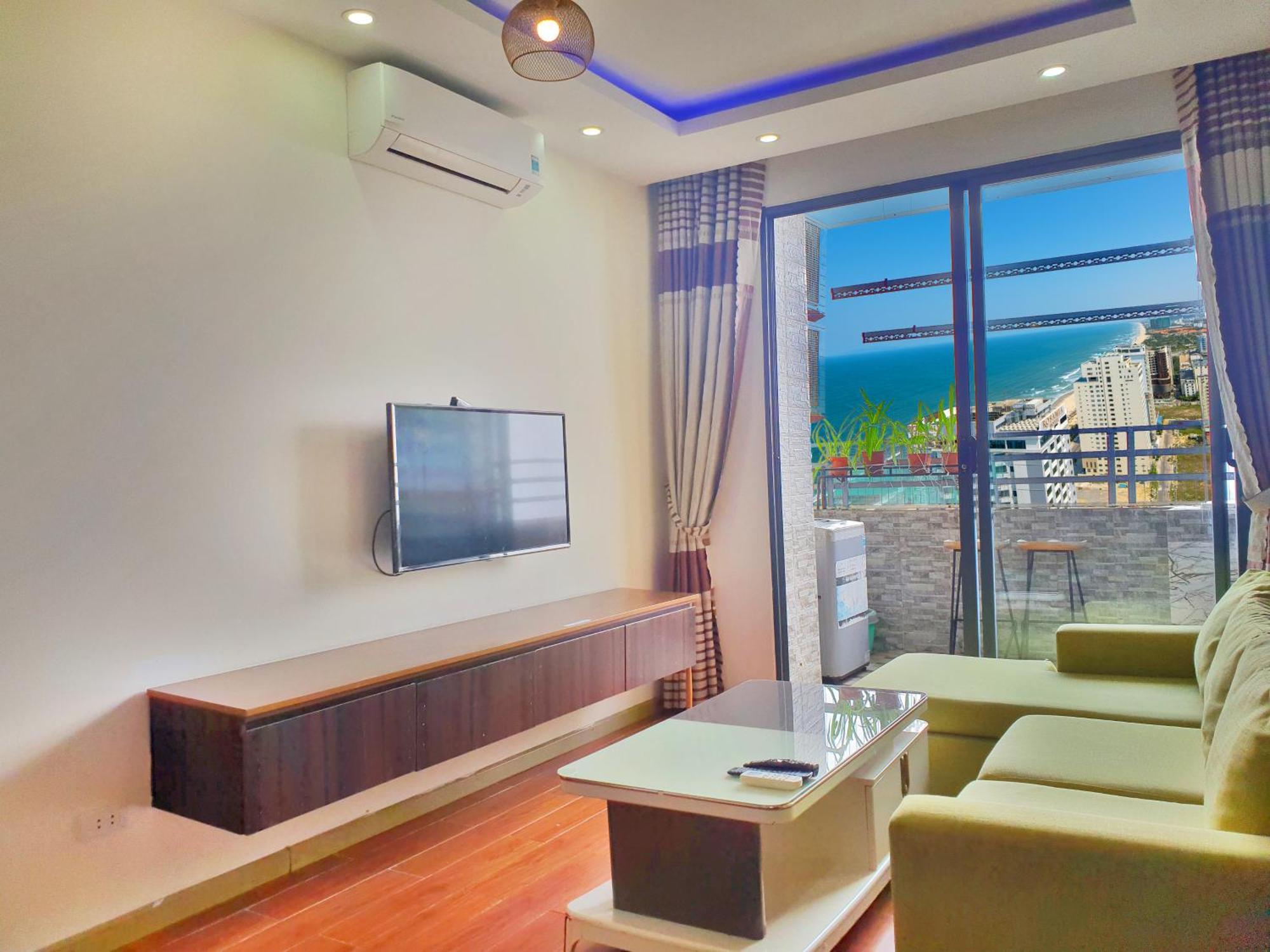 Sea View Balcony Retreat: My Khe Beach Proximity Apartment Da Nang Exterior photo